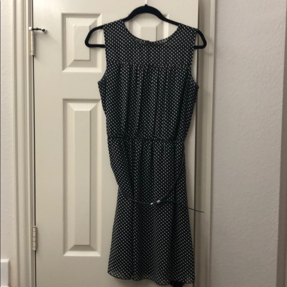 Dress with polka dots